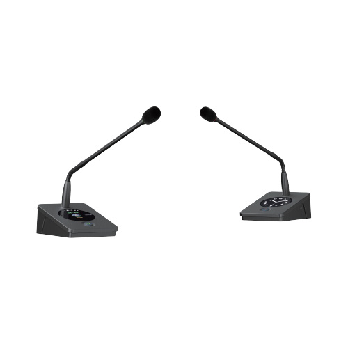 桌面式鹅颈圆屏主席/代表（VIP）发言单元