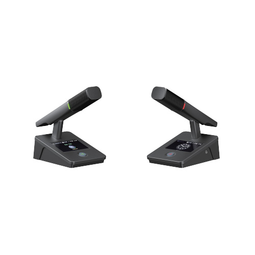 圆屏燕尾短杆会议单元