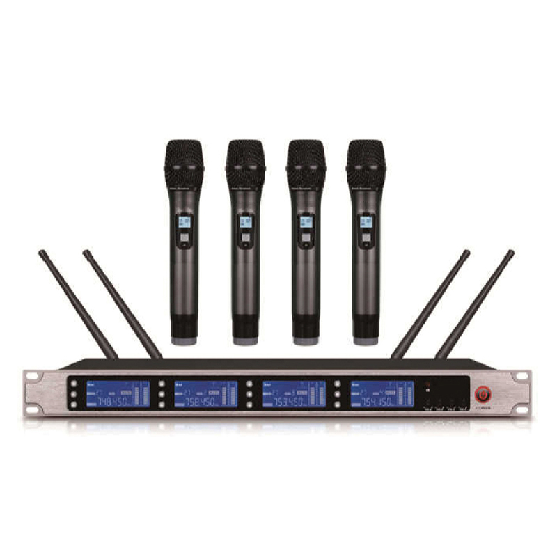 真分集一拖四无线手持话筒