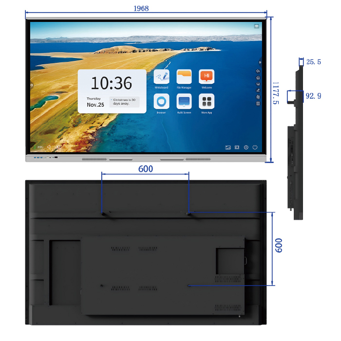 86寸红外触摸一体机