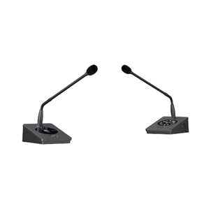 桌面式鹅颈圆屏主席/代表（VIP）发言单元