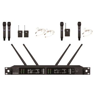 演出级真分集一拖二话筒